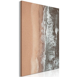 Decoshop26 Tableau toile de décoration murale impression premium en 1 partie sur châssis en bois motif Ligne de rivage 20x30 cm 11_0018308