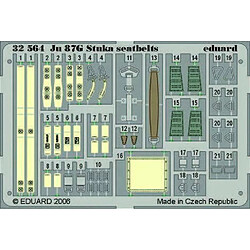 Ju 87G Stuka seatbelts für Hasegawa Bausatz- 1:32e - Eduard Accessories