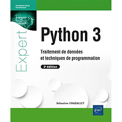 Python 3 : traitement de données et techniques de programmation