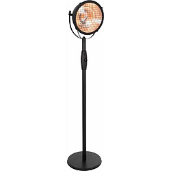 Sunred Chauffage sur pied Indus 2100 W Halogène Noir