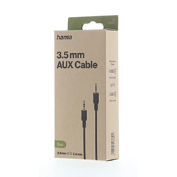 HAMA Audio Cable, 3.5 mm jack plug/plug, stereo, 5.0 m