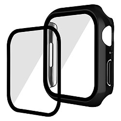 Coque en TPU ENKAY 9H électroplaqué, noir pour votre Apple Watch Series 7 45mm