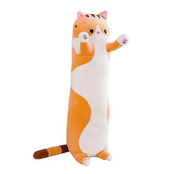 Universal 50 cm de long Strip mignon Poupée en peluche Animal en peluche Softly Toy Oreiller | Oreillers en peluche (orange)