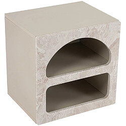 Avis Hanah Home Table de chevet niches en aggloméré Liva beige.