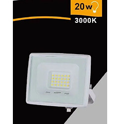 Tradex LED 20 W 1800 LM IP65 BLANC CHAUD LUMIÈRE NATURELLE FROIDE EK02-20W-B