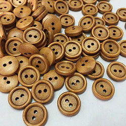 bouton en bois vintage bouton couture 2 trous