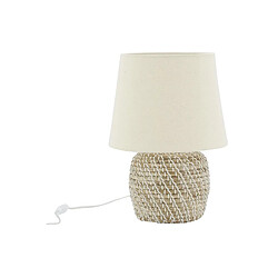 Aubry Gaspard Lampe de chevet en jonc naturel.