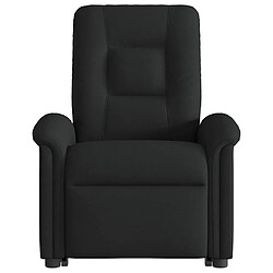 Acheter vidaXL Fauteuil de massage inclinable Noir Tissu