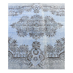 Vidal Tapis de laine 274x163 Bleu Ultra Vintage