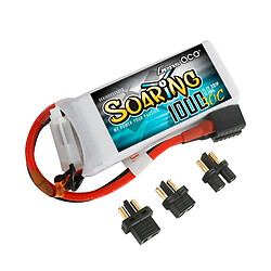 Gens Ace Gensace Accu Lipo 1000mAh 11.1V 3S 30C Prise T3 (XT60-Dean-EC3)