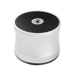 Avis Wewoo Enceinte Bluetooth d'intérieur argent pour l'pour iPhone, Galaxy, Sony, Lenovo, HTC, Huawei, Google, LG, Xiaomi, d'autres smartphones et tous les périphériques V2.0 Super Bass haut-parleur portable, mains libres appel,