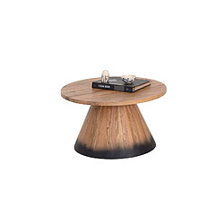 Avis BOIS & CHIFFONS Table basse ronde bois 80 cm | Acacia Dimona