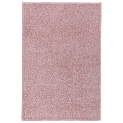 vidaXL Tapis à poils courts 200x290 cm Rose