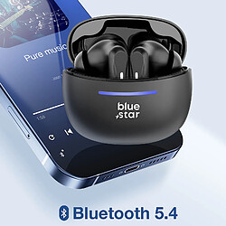 Avis Bluestar Blue Star Écouteurs Bluetooth Intra-auriculaires Étanche IPX4 Autonomie 4.5H Noir