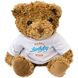 London Teddy Bears Joyeux Anniversaire Kian ? Ours en Peluche ? Mignon et Doux ? Cadeau