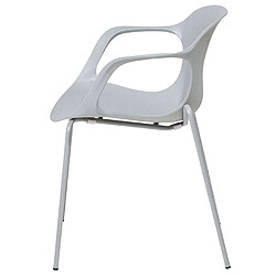 Beliani Chaise de salle à manger Set de 2 Gris clair ELBERT pas cher