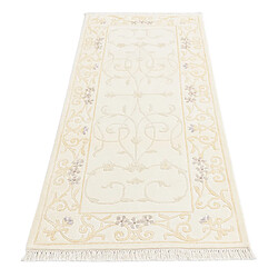 Avis Vidal Tapis de couloir en laine 201x79 beige Darya