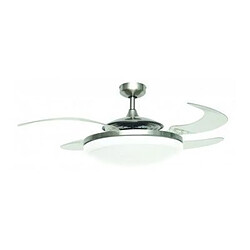 Boutica-Design Ventilateur Evo2 122cm Chromé brossé Rétractable