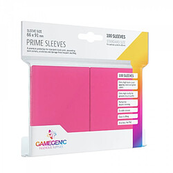 GAMEGEN!C- Pack Prime Sleeves Pink (100), GGS10024ML, Rose