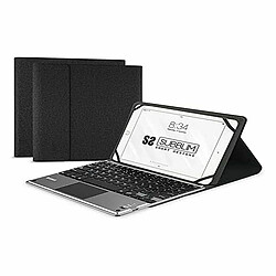 Housse pour Tablette et Clavier Subblim SUB-KT2-BTP001 Espagnol Qwerty Noir QWERTY