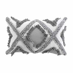 Paris Prix Coussin Déco Marissa 30x50cm Gris