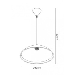 Avis Luminaire Center Suspension Chester blanc 1 ampoule 80cm