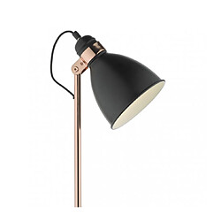 Luminaire Center Lampadaire Frederick noir et cuivre 1 ampoule