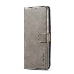 Etui en PU avec support gris pour votre Samsung Galaxy S20 Ultra