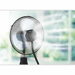 Paris Prix Ventilateur Brumisateur Télécommande 130cm Noir pas cher