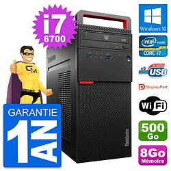 PC Tour Lenovo M700 Intel Core i7-6700 RAM 8Go Disque Dur 500Go Windows 10 Wifi - Occasion