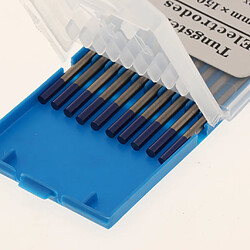 Baguette bleue d'électrode de 10pcs 150mm tungstène pour la soudure 3.2G de soudure à l'arc de TIG pas cher