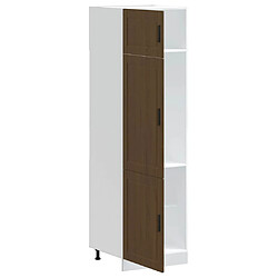 Avis vidaXL Armoire de cuisine Porto chêne marron bois d'ingénierie