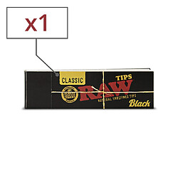 Filtres carton RAW Black par 1