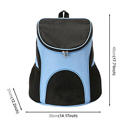 Avis Wewoo Sac à dos porte-animal respirant en nylon pliableformat 45 x 36 x 31 cm bleu