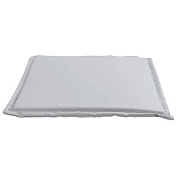 Acheter vidaXL Coussins de siège de jardin lot de 2 gris clair 45x45x2cm carré