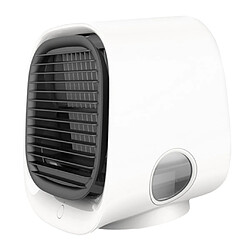 Portable Refroidisseur D'air Ventilateur Bureau Refroidissement Climatiseur Humidificateur Blanc