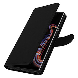 Avizar Housse Samsung Galaxy Note 9 Étui Porte-cartes Fonction Support Noir