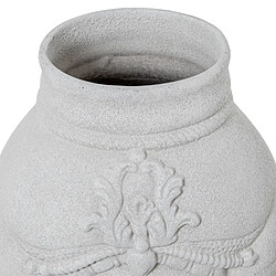 Vase Alexandra House Living Blanc Céramique Africain 21 x 21 x 39 cm pas cher