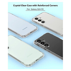 Avis Htdmobiles Coque pour Samsung Galaxy S24 FE 5G - housse etui silicone gel fine + verre trempe - TRANSPARENT TPU