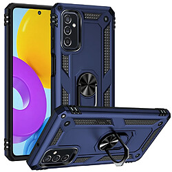 Coque en TPU anti-rayures avec béquille bleu pour votre Samsung Galaxy M52 5G