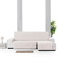 Avis Housse pour chaise longue accoudoir court droit Eysa LEVANTE Blanc 100 x 110 x 290 cm