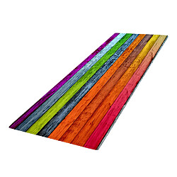 Tapis De Sol Tapis De Maison Moderne Tapis Rustique Runner Orange (40x120cm) pas cher