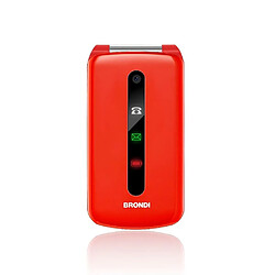 Brondi President 7,62 cm (3') 130 g Rouge Téléphone numérique