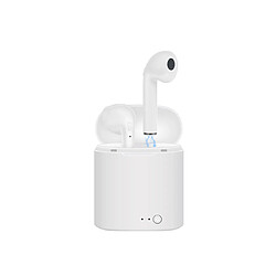 YP Select I7 Mini casque Bluetooth Casque sans fil intelligent pour téléphone bilatéral - Blanc I7_mini