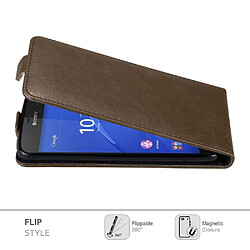 Avis Cadorabo Coque Sony Xperia Z3 COMPACT Etui en Marron