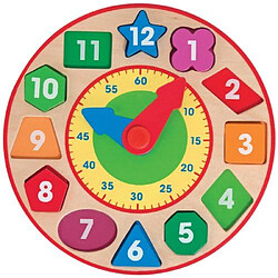 Acheter Melissa & Doug - 18593 - Jeu De Société Educatif - Horloge De Tri De Formes