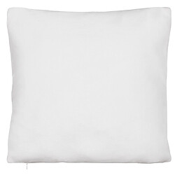 Beliani Lot de 2 coussins DONNER Bouclé 45 x 45 cm Animal Blanc pas cher