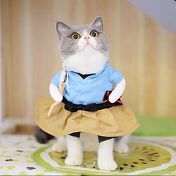 Wewoo Costume de chien drôle de chat uniforme vêtements de de chiot habiller de soirée pour les de cosplay chattaille S Urashima Taro