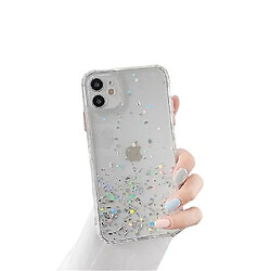 Universal Étui blanc pailleté transparent pour iPhone 11 Pro Max