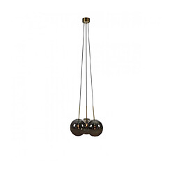 Markslojd Suspension Dione Métal Laiton antique 3 ampoules 45cm